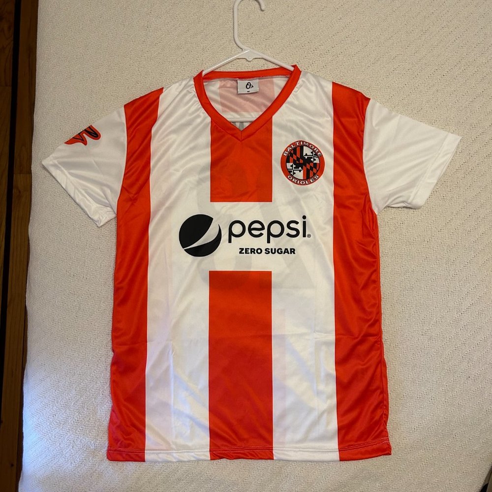 New Baltimore Orioles 2023 Birdland FC Soccer Jersey Adult XL